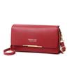 Bolsa Transversal Feminina Modelo Novo 2026, Porta-Moedas Dupla Camada de Grande Capacidade, Bolsa Transversal Leve Multifuncional em PU