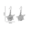 Ganchos Base para Aretes de Acero Inoxidable con Patrones Geométricos Electroplateados al Vacío, Colgantes para Aretes, Marcos Hechos a Mano para DIY
