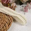 Muestra cadena de cuentas de diamante personalizada cinta de encaje de cachemira textil para el hogar bolsa para zapatos accesorios de ropa diy encaje al por mayor