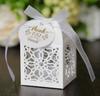 Comercio exterior transfronterizo boda calado agradecimiento caja de dulces europea embalaje de cartón para dulces de chocolate ventas directas de fábrica en stock