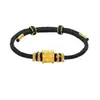 Pulsera de Hilo Rojo con Cuenta de la Fortuna del Mantra de Seis Caracteres de Oro Puro, Hilo de la Suerte, Suministro para Transmisión en Vivo, Regalo Corporativo, Venta al por Mayor desde un Solo Artículo