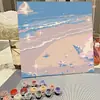 Pintura acrílica dibujos animados infantiles hecho a mano diy pintura al óleo digital pintura al óleo al por mayor verano graffiti decoración para colorear pintura para colgar