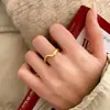 Simples, Estiloso, Exquisito, Versátil, Estilo Minimalista, Coleção de Anéis com Toque de Luxo, Design de Nicho, Luxo Leve, Joias com Toque de Luxo para Mulheres