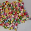 500g Azúcar Dorado Comestible para Decoración de Pasteles, Perlas Redondas, Rodajas Redondas, Donas de Calabaza con Decoración Colorida
