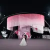 Envío Gratis Cortina de Hilo Teñido Arreglo de Boda Estilo Coreano Boda Borla Encriptada Cortina Divisoria para Hogar Sala de Estar para Entrada