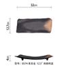 Vajilla de melamina dorada de malla negra, plato de sushi rectangular de estilo japonés, plato de plástico comercial de tienda de barbacoa de porcelana de imitación de alta calidad