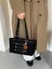 Bolso de hombro tipo tote grande transfronterizo para mujer, un bolso de mano elegante y versátil, con un diseño retro de gamuza