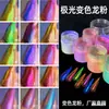 Fabricante de Tinta en Polvo de Mica Perlada Dorada para Uñas Artísticas para Aplicación en Plástico, Polvo Perlado Iridiscente Neón Camaleón al por Mayor