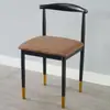 Cadeira de jantar Casa Sala de jantar Cadeira mesa de jantar Cadeira de canto Imitação de madeira maciça moderna Ferro simples Casual Mesa Banqueta encosto