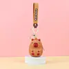 Monedero de silicona de dibujos animados, diseño de capibara, monedero de bebé llorando, llavero, accesorio para mochila de estudiante, al por mayor