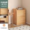 Estante de Pared de Madera Maciza Sala de Estar Hogar Estantería de Esquina de Pie con Puerta Almacenamiento Moderno Simple Multicapa Gabinete Pequeño