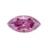 Huagang Gema Rosa Diamante Mosan Piedra Suelta Anillos Ojo de Caballo Hoja Moissanita Rosa Piedra Suelta 1 quilate