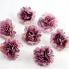 DIY simulação novo Cravo flor de seda flor falsa cabeça de flor pequena cortina de contas bola de flor de espuma adereços para fotos