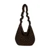 Bolso de Hombro de Felpa Estilo Coreano Ins de Moda, Bolso Tote Grande de Capacidad para Viajes de Otoño e Invierno, Bolso Cruzado Versátil Casual