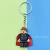 Chaveiro Bloco de Montar Vingadores Transfronteiriço Chaveiro Anel do Homem-Aranha Homem de Ferro Flash Compatível com Lego