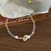 Pulsera Fresca Dopamina de Cristal Swarovski, Joyería Fresca y Dulce, Lujo Ligero, Sensación de Alta Gama, Pulsera Exquisita y Versátil