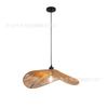 Lámpara de Restaurante de Ratán, Lámpara Colgante de Sombrero de Paja Zen, Estilo Japonés Madera Natural Wabi-Sabi Iluminación para Sala de Té Estudio Homestay Barra de Bar, Arte de Ratán