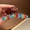 Pinza de Cristal Exquisita de Alta Gama para Mujer 2025 Nuevo Estilo Pinza para el Pelo en la Parte Trasera de la Cabeza, Elegante y Volumen para el Cabello, Pinza de Tiburón Tocado
