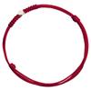 Pulseira de prata esterlina 999, casal de prata quebrada, pulseira de corda vermelha, contas da sorte, presente direto da fábrica