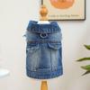 Petcircle Ropa para Mascotas Ropa para Perros y Gatos Elegante Linda Rockera Genial Colección de Mezclilla