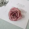 Flor Simulada Estrela e Lua Cabeça de Rosa Rosa Retro Europeu Layout de Parede Rosa Decoração Casamento Arranjo de Flores Flor Artificial