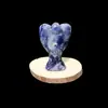 Cristal Rosa Ángel Corazón de Amor con Alas en Forma de Corazón Pieza de Decoración para el Hogar, Decoración Personalizada y Sencilla para Escritorio de Oficina