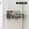 Organizador de Geladeira Cesta de Armazenamento Suspensa Multicamadas Autoportante Sem Prateleira Ganchos de Cozinha Rack de Armazenamento de Parede Lateral Sem Perfuração Suspenso