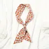 Bufanda pequeña larga de algodón puro fina y estrecha para mujer, bufanda decorativa de cinta a la moda para primavera y otoño, correa para bolsa, todo para combinar de Corea del Sur