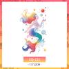 Adesivos de tatuagem coloridos para crianças transfronteiriços Eu amo a China reabastecendo adesivos de rosto de arco-íris à prova d'água esportes duradouros dia nacional