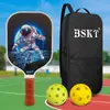 Rack de Palhetas Infantil Fibra de Carbono Palheta Profissional Bola Palheta Completa Tábua de Palhetas de Críquete Tábua de Rack de Pickleball