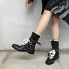 Botines versátiles, botas Martin de suela gruesa, estilo retro, nueva colección otoño/invierno 2026 inspirada en el boxeo, botines de media caña estilo británico, disponibles en tallas grandes
