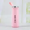 Taza de Agua Bonita con Asa Simple Estudiante Portátil Creativa Vaso de Vidrio Promoción Inauguración Promoción de Terreno Regalo Taza con Logo Publicitario