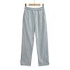 609-25 Nuevo Estilo Europeo y Americano de Principios de Primavera Cordón Simple Básico Sueltos Cintura Alta Pantalones Deportivos Machete Pantalones Casuales
