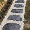 Escalones de Piedra Azul Pavimento de Jardín Camino de Pie Patio de Pie Piedras para Caminar Exteriores Fábrica de Piedra para Pavimentar Jardines Venta al Por Mayor Transfronteriza