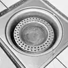 Filtro de ralo de aço inoxidável para piso, filtro de esgoto para banheiro, filtro de pia anti-entupimento para cozinha à prova de insetos.