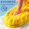 Plantillas de Masaje 4D Engrosadas a Prueba de Olores para Arco del Pie para Hombres, Alta Elasticidad, Absorción de Impactos, a Prueba de Olores, Absorbentes de Sudor, Deportivas, para Entrenamiento Militar