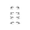 Eelhoe Halloween Eyeliner Stickers Horror Moda Fiesta Maquillaje Herramientas Murciélago Araña Delineador Decorativo Sombra de Ojos Stickers