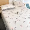 2025 Nuevo Algodón Puro Cama Sábanas Pieza Única 100 Algodón Verano Dormitorio Infantil Edredón Individual Doble Funda de Almohada Juego de Tres Piezas 3