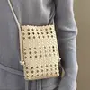 Bolso Pequeño Transfronterizo de Moda Tallado Hueco para Mujer, Nuevo 2026 Bolso de Moda para Teléfono Móvil al Aire Libre, Bolso Versátil de Hombro Cruzado