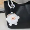 Llavero Colgante de Muñeca Juguete Decoración de Mochila Bola de Lana de Felpa de Oveja de Dibujos Animados Creativa