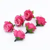 Explosões de Comércio Exterior Flor Artificial Rosa de Seda Cabeça de Flor Artificial DIY Decoração para Casa Natal Ano Novo Casamento Acessórios