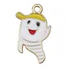 Transfronterizo 125 Goteo de aceite Fantasma de Halloween Calavera Murciélago Muerte Colgante DIY Pulsera Llavero Colgante de Joyería