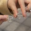 Anillo Doble de Campana Tono Vibratorio para Mujer Paso a Paso Doble Palacio Campana Retorcida Jingle Anillo Retorcido para Regalo de Novia