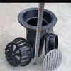Grelha de Ferro Fundido para Calha de Água da Chuva Dn100 Descarga Direta Descarga Lateral Tipo 87 Tipo 87 Ferro Fundido Conjunto de Quatro Peças para Calha de Água da Chuva Dn75 100