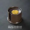 Juego de Posavasos de Baquelita Aislamiento para Ceremonia del Té Posavasos Oficina Accesorios para Juego de Té Kung Fu Hogar Antideslizante Anti-quemaduras Bandeja para Té