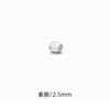 S925 Sterling Silver Beads Cut Diamond Beads Broken Silver Beads Handmade DIY Bracelet Colar Acessórios