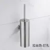 Conjunto de Suporte para Escova de Banheiro de Aço Inoxidável 304 Banheiro Piso Suporte para Escova de Banheiro Desodorante Preto Transfronteiriço