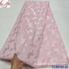 Cheongsam Bordado Colorido com Flor Grande Tecido Jacquard Brocado Antigo Tecido Renda Brocado Africano