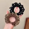 Falda Plisada de Lunares de Otoño Banda Elástica Alta para el Cabello Banda Elástica Intestino Pequeño Banda Elástica Amigable con el Cabello Banda Elástica para Cola de Caballo Banda Elástica para el Cuero Cabelludo