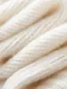 Jardim dos Sonhos Cardigã de Crochê Tridimensional Resistente com Gola Redonda em Cashmere para Mulheres, Suéter Macio e Aconchegante